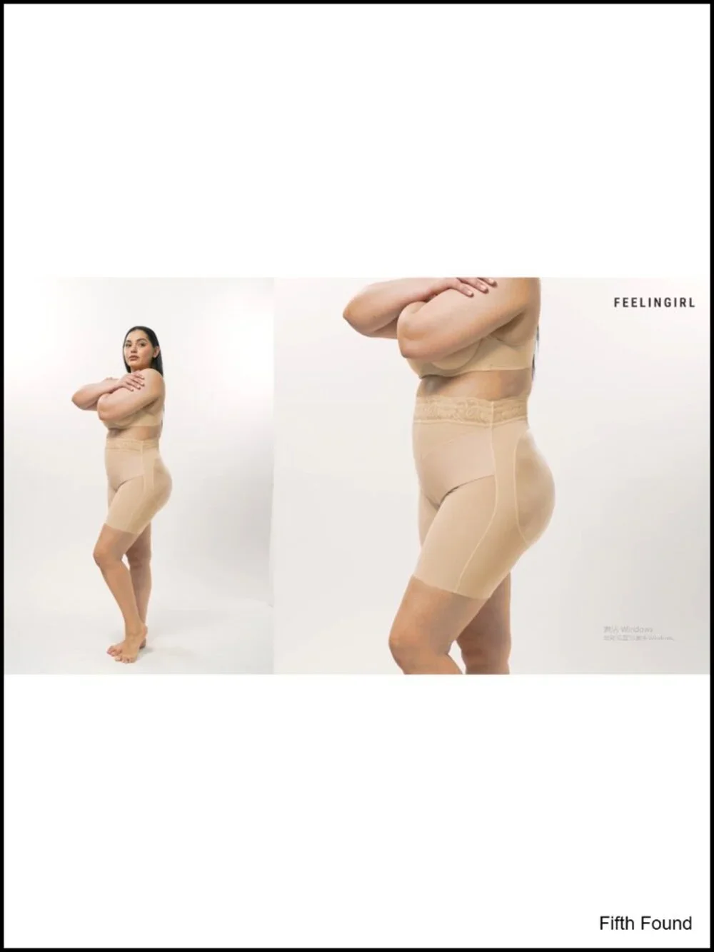 Mid Waisted Shapewear Shorts Tummy Control Compression Butt Lifting Panties